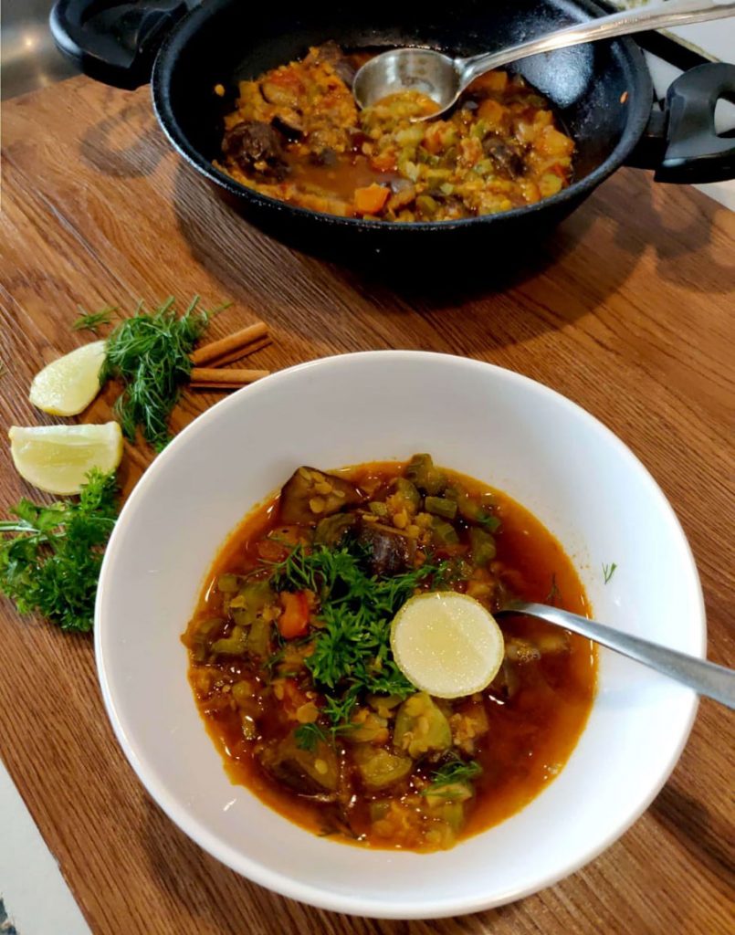 An Arabic vegetarian stew